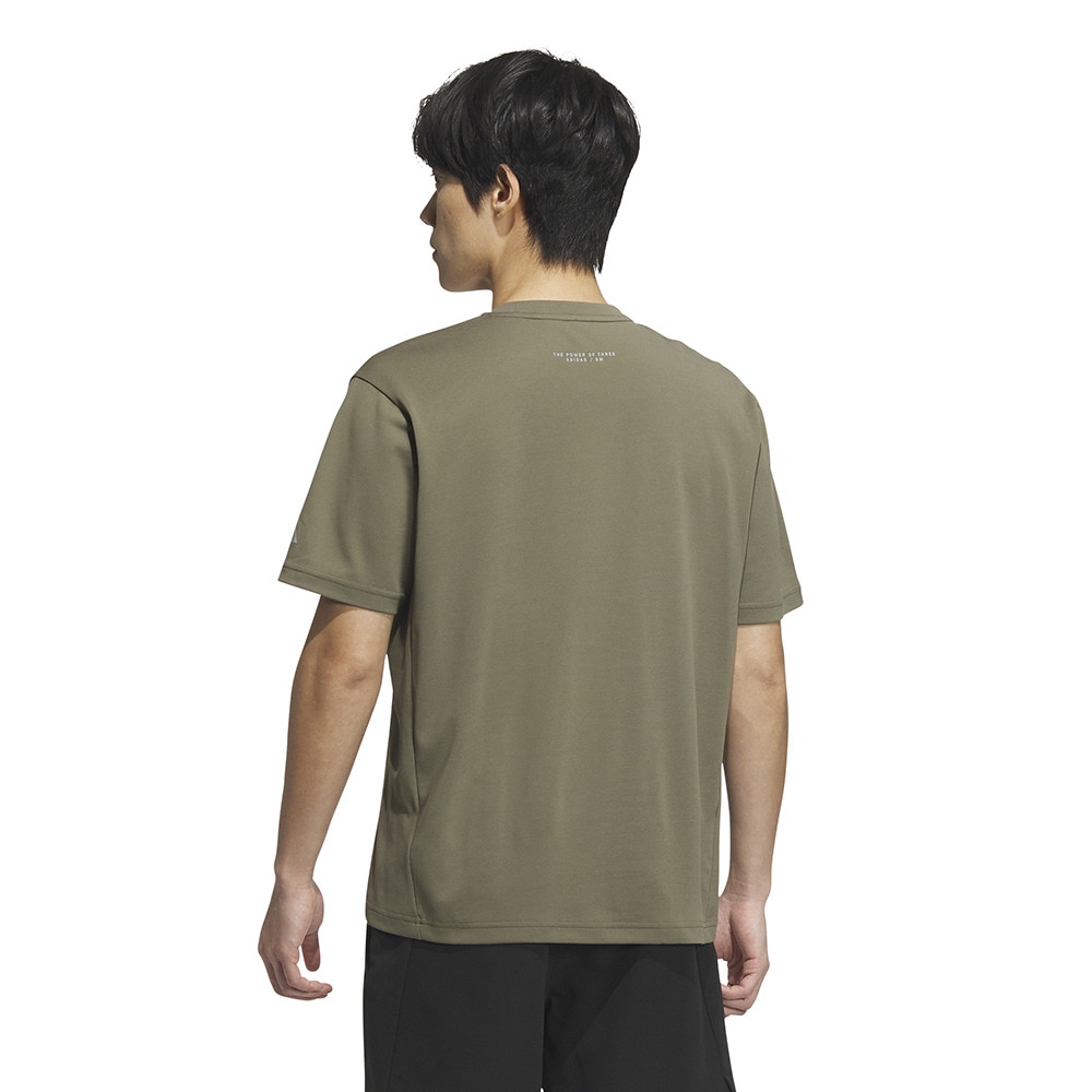 アディダス（adidas）（メンズ）ADPTN レギュラーフィット ダブルニット 半袖Tシャツ KQD47-JM2002