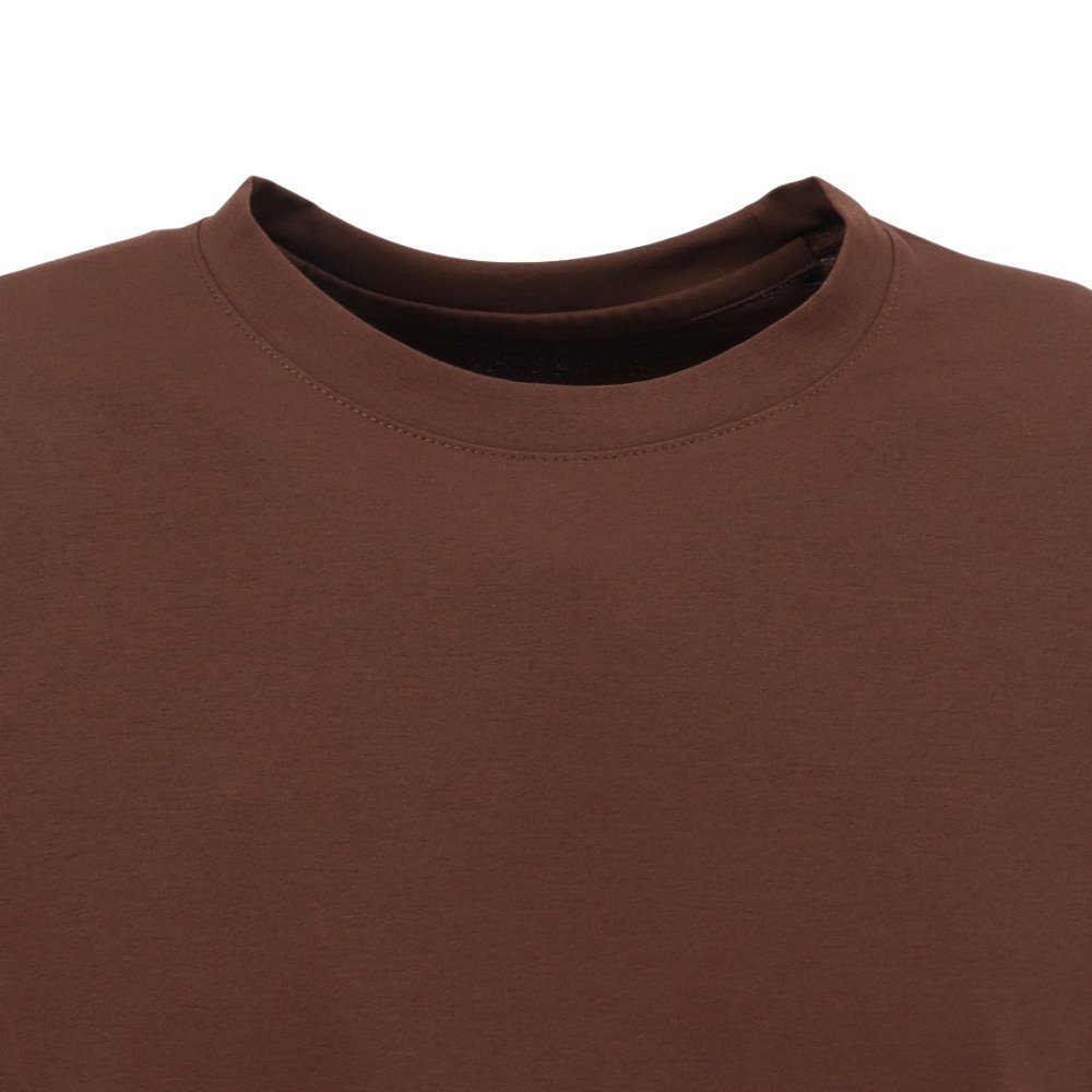 デュアリグ（DUARIG）（メンズ）ベーシック ドライプラス PBTKNIT 半袖Tシャツ 6S0023-TRCT-863CD BRN