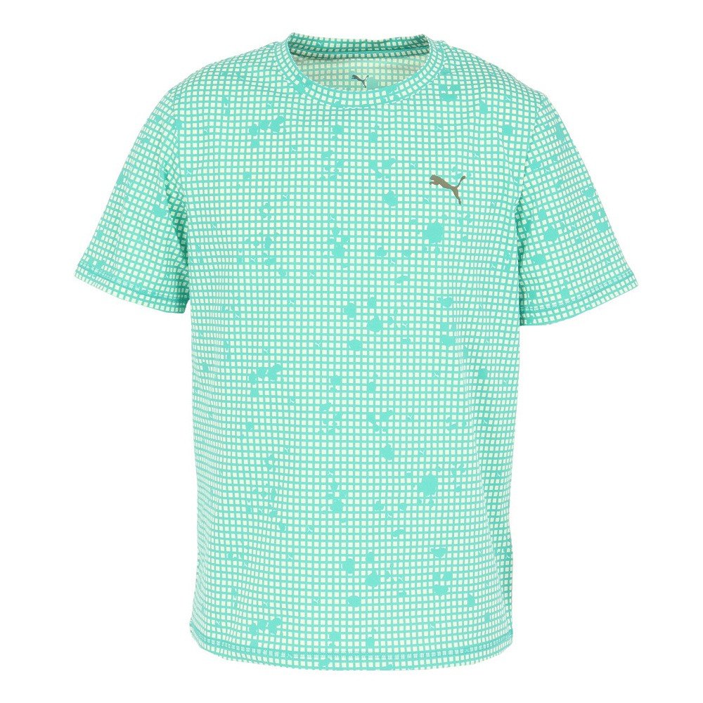 プーマ（PUMA）（メンズ）接触冷感 ひんやりCOOL CELL AOP 半袖Tシャツ