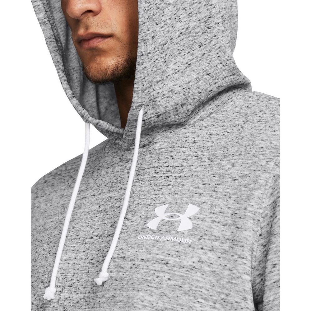 アンダーアーマー（UNDER ARMOUR）（メンズ）ライバルテリー レフトチェスト 半袖フーディー 1370396 011