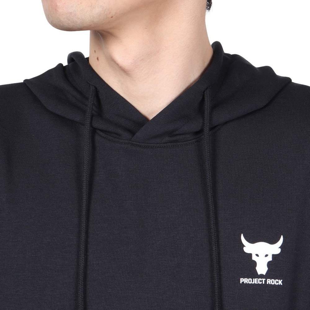 アンダーアーマー（UNDER ARMOUR）（メンズ）プロジェクトロック テリー ショートスリーブ フーディー 1387447 001