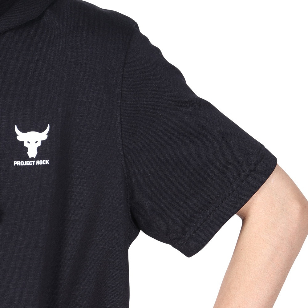 アンダーアーマー（UNDER ARMOUR）（メンズ）プロジェクトロック テリー ショートスリーブ フーディー 1387447 001