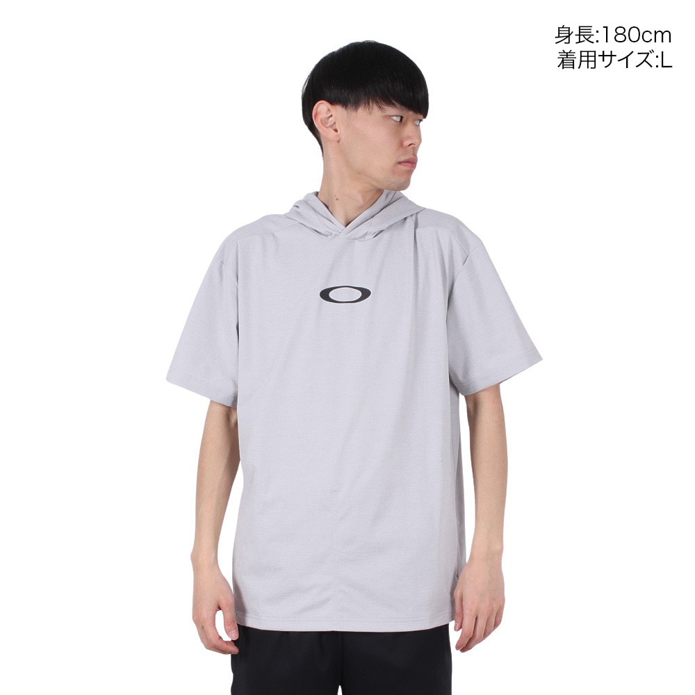 オークリー（OAKLEY）（メンズ）Enhance LT フリース 半袖フーディー 15.0 FOA407651-28B