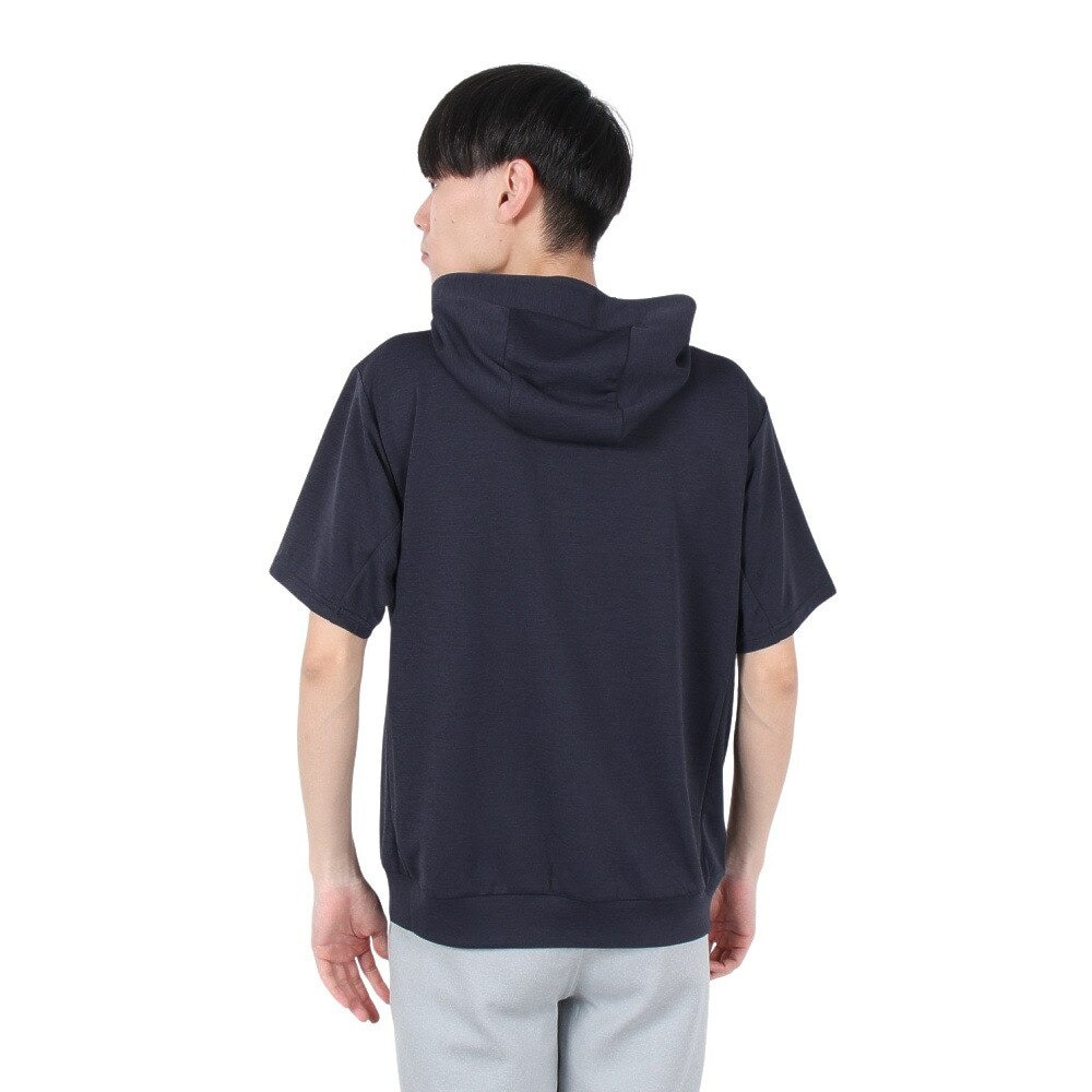 デサント（DESCENTE）（メンズ）SUNSCREEN TAIKYU ジャージ フルジップ 半袖フーディー ST5SJG13M NV01