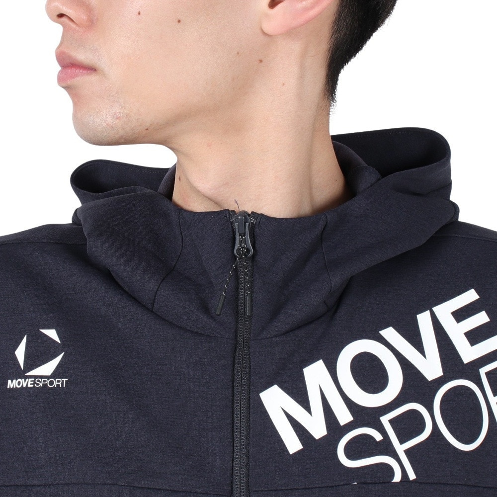 デサント（DESCENTE）（メンズ）SUNSCREEN TAIKYU ジャージ フルジップ 半袖フーディー ST5SJG13M NV01