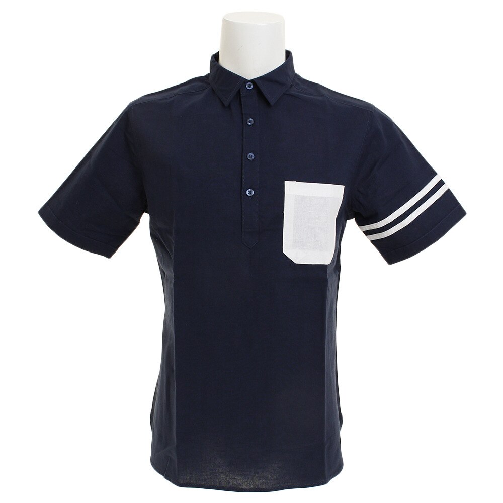  【ポイント15倍】【多少の傷汚れありの為大奉仕】プルオーバー 半袖シャツ TSHPOP-18SRL NVY オンライン価格