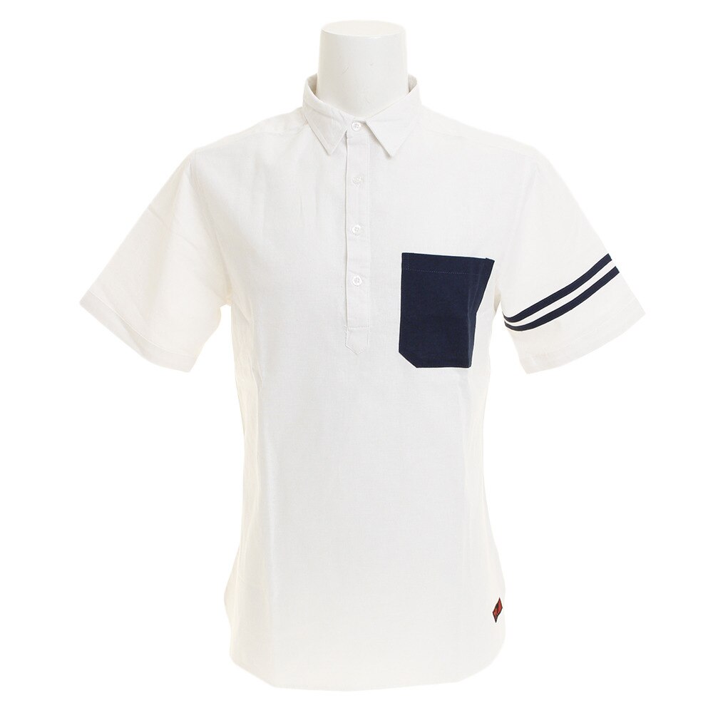  【ポイント15倍】【多少の傷汚れありの為大奉仕】プルオーバー 半袖シャツ TSHPOP-18SRL NVY オンライン価格