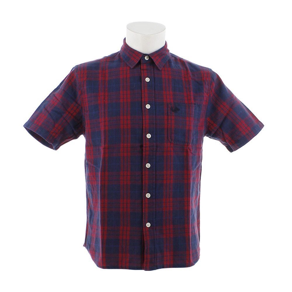  Tシャツ メンズ チェック 半袖 シャツ 863EK9CG9421 NVY/RED オンライン価格