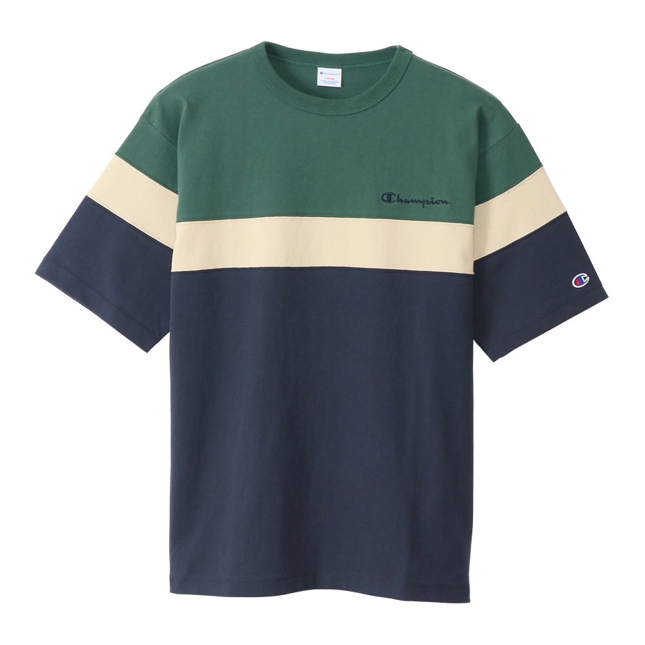  パネルショートスリーブTシャツ C3-T337 570 半袖