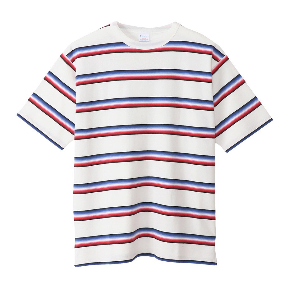  ボーダーショートスリーブTシャツ C3-T338 010