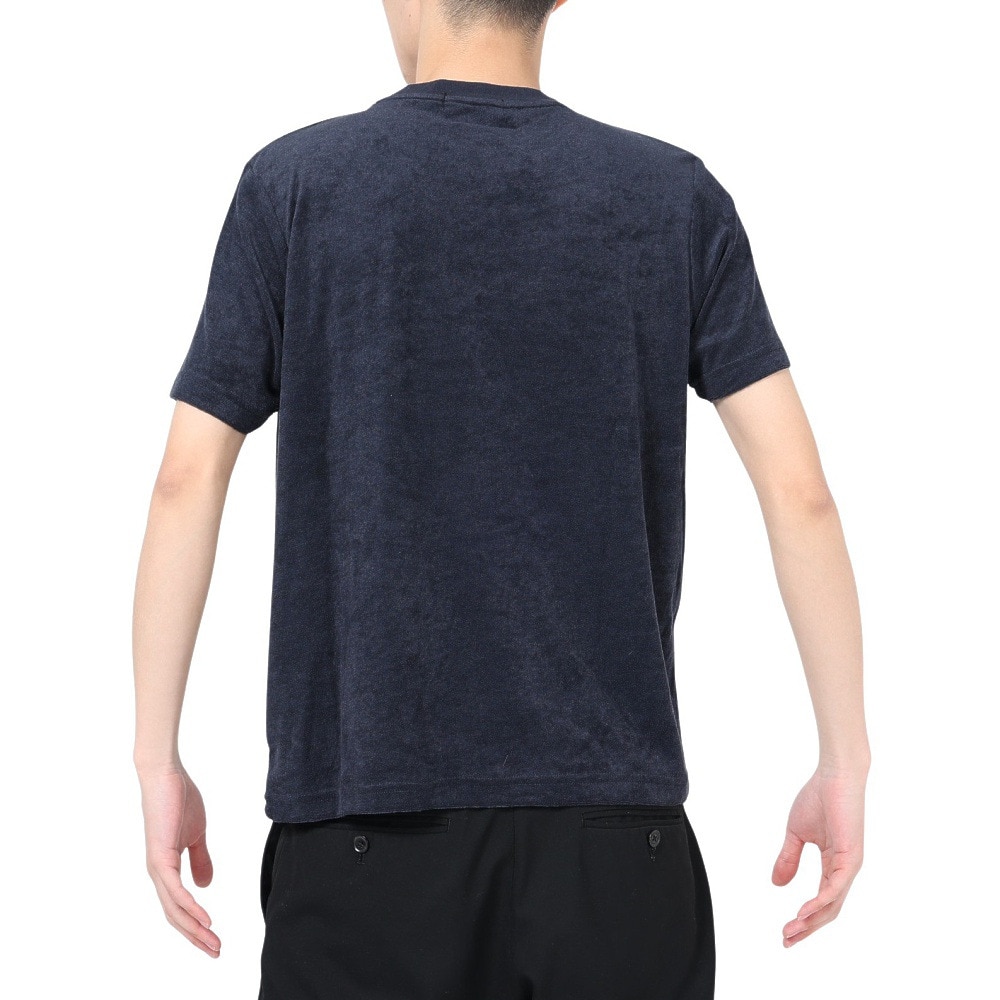 テリック（TELIC）（メンズ）半袖Tシャツ メンズ パイルロゴTシャツ TL-C024TS NV