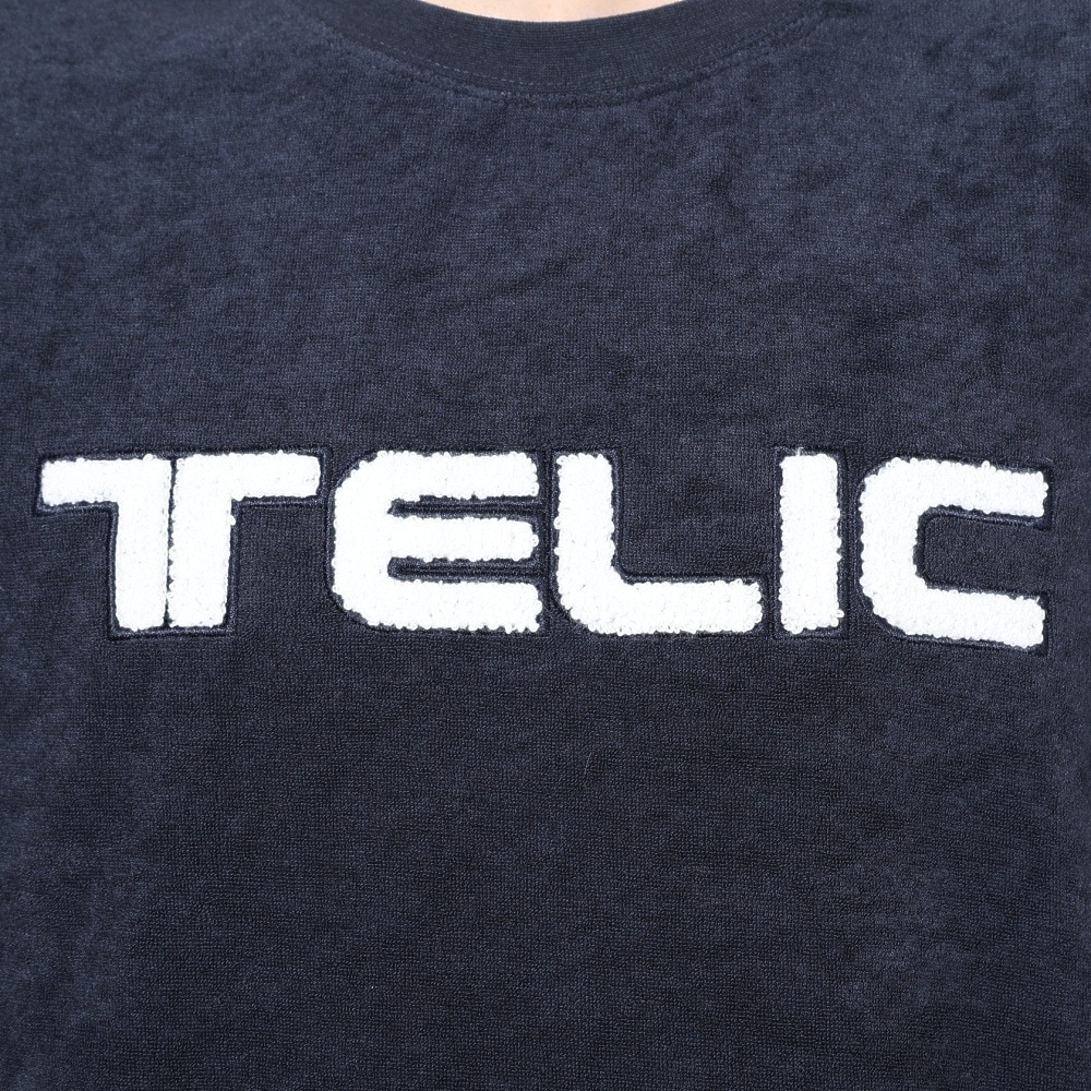 テリック（TELIC）（メンズ）半袖Tシャツ メンズ パイルロゴTシャツ TL-C024TS NV