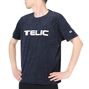テリック（TELIC）（メンズ）半袖Tシャツ メンズ パイルロゴTシャツ TL-C024TS NV