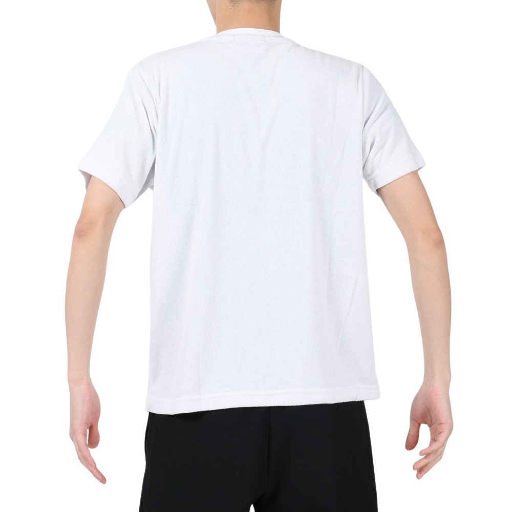 テリック（TELIC）（メンズ）半袖Tシャツ メンズ パイルロゴTシャツ TL-C024TS WHT