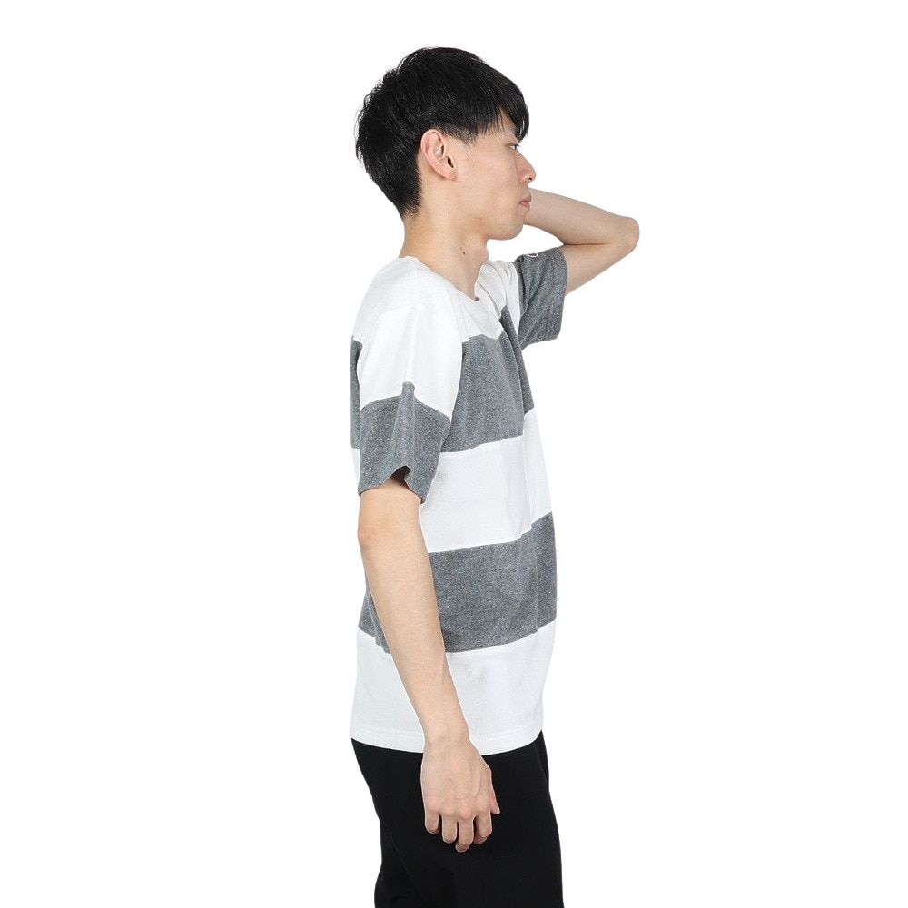 チャンピオン-ヘリテイジ（CHAMPION-HERITAGE）（メンズ）半袖Tシャツ メンズ ボーダー パネル C3-X360 010