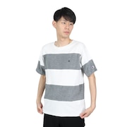 (メンズ)半袖Tシャツ メンズ ボーダー パネル C3-X360 010