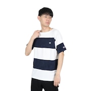 (メンズ)半袖Tシャツ メンズ ボーダーパネル C3-X360 370