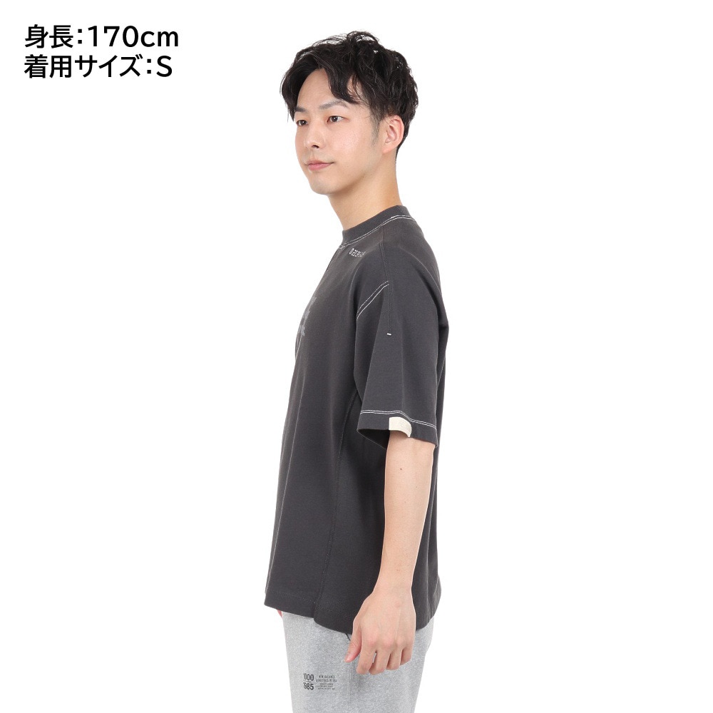 ニューバランス（new balance）（メンズ）半袖Tシャツ メンズ 黒 1000 グラフィックTシャツ R AMT35006PHM