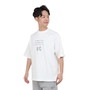 ニューバランス（new balance）（メンズ）半袖Tシャツ メンズ 白 1000 グラフィックTシャツ AMT35006SST