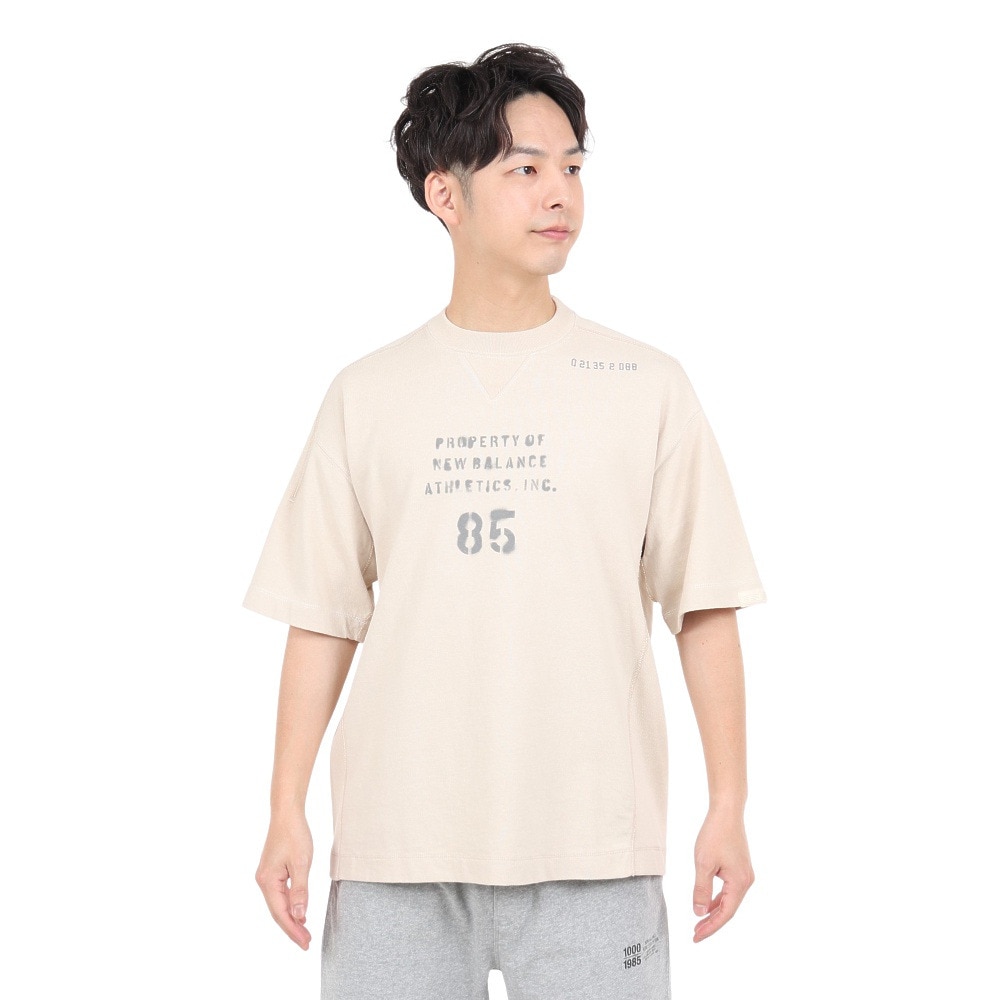 ニューバランス（new balance）（メンズ）半袖Tシャツ メンズ 1000 グラフィックTシャツ AMT35006TWF