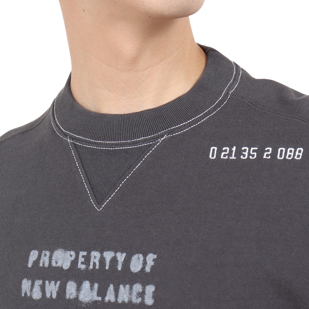 ニューバランス（new balance）（メンズ）半袖Tシャツ メンズ 1000 オーバーサイズフィット AMT35007PHM