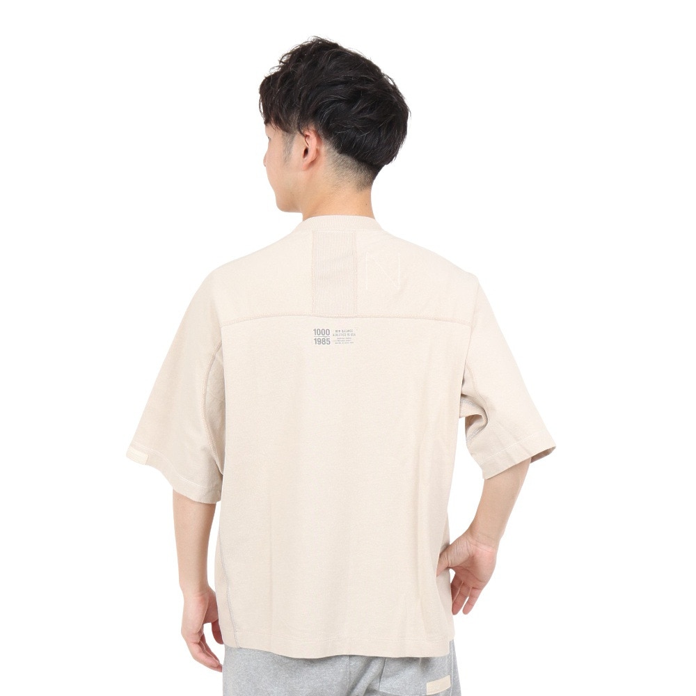ニューバランス（new balance）（メンズ）半袖Tシャツ メンズ 1000 オーバーサイズフィット AMT35007TWF