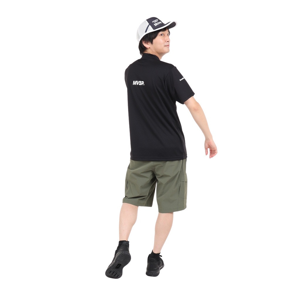 デサント（DESCENTE）（メンズ）半袖Tシャツ メンズ 黒 スムースモックネックシャツ DX-C2501XB BK
