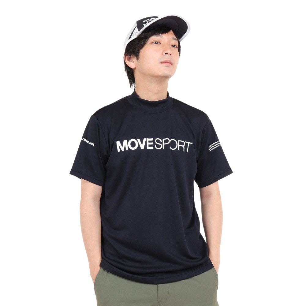 デサント（DESCENTE）（メンズ）半袖Tシャツ メンズ スムースモックネックシャツ DX-C2501XB NV