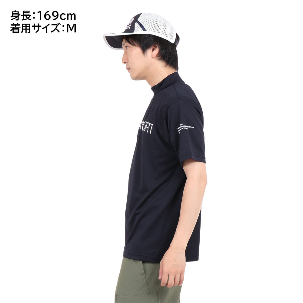 デサント（DESCENTE）（メンズ）半袖Tシャツ メンズ スムースモックネックシャツ DX-C2501XB NV