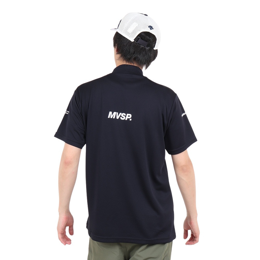 デサント（DESCENTE）（メンズ）半袖Tシャツ メンズ スムースモックネックシャツ DX-C2501XB NV