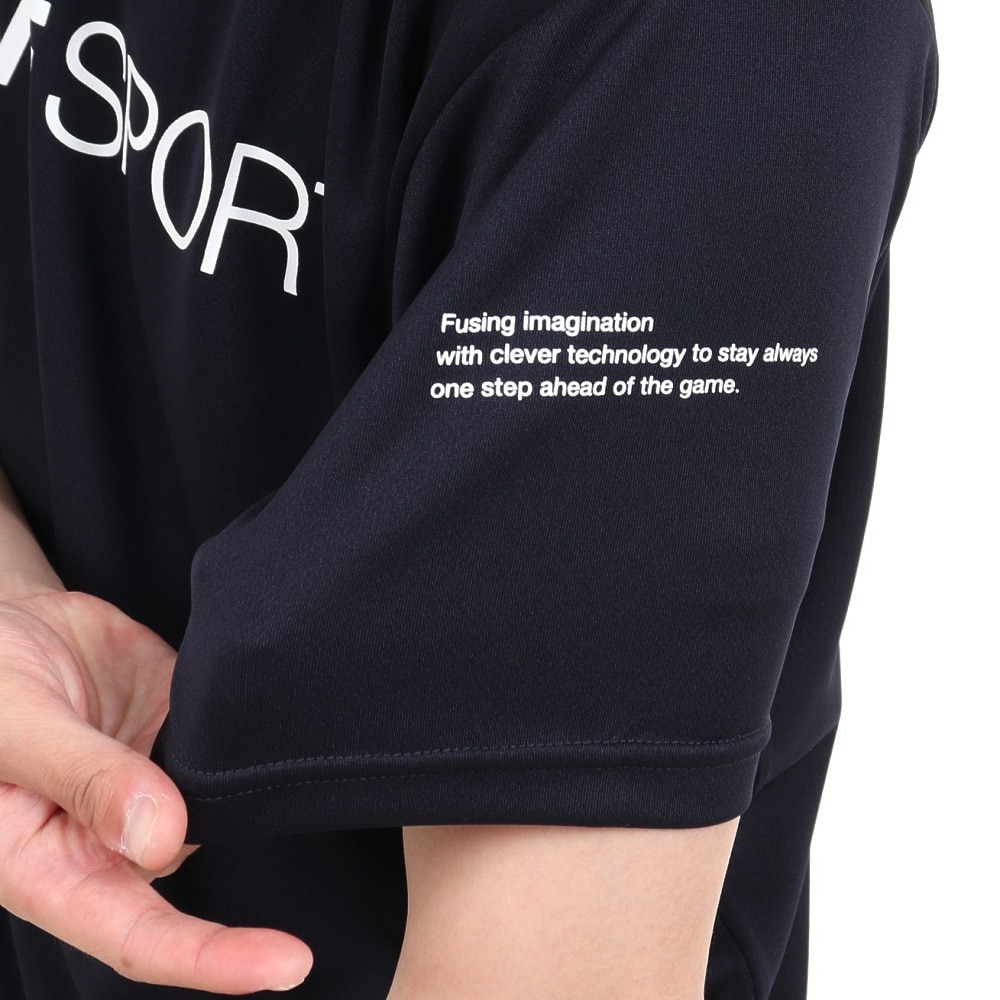 デサント（DESCENTE）（メンズ）半袖Tシャツ メンズ スムースモックネックシャツ DX-C2501XB NV