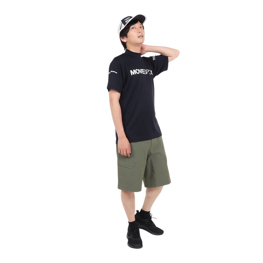 デサント（DESCENTE）（メンズ）半袖Tシャツ メンズ スムースモックネックシャツ DX-C2501XB NV