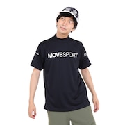 (メンズ)半袖Tシャツ メンズ スムースモックネックシャツ DX-C2501XB NV