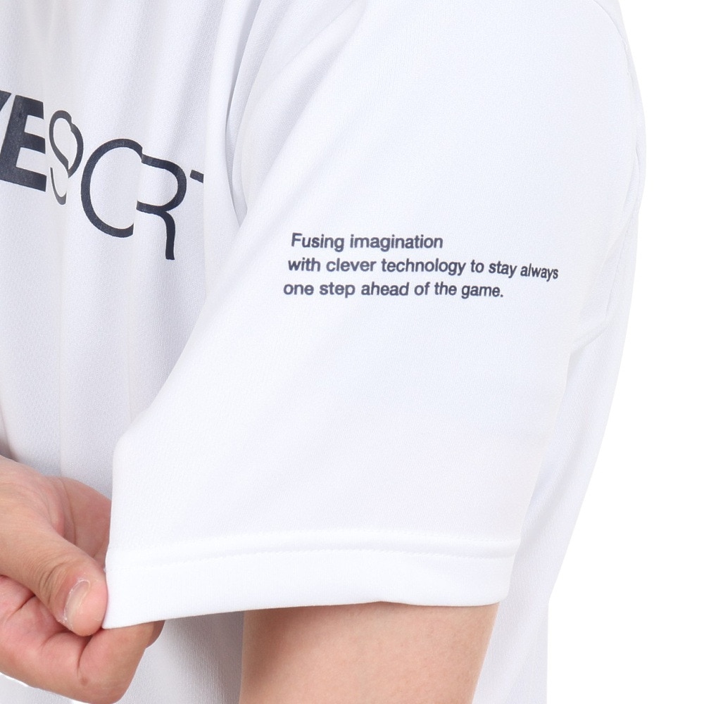 デサント（DESCENTE）（メンズ）半袖Tシャツ メンズ 白 スムースモックネックシャツ DX-C2501XB WH