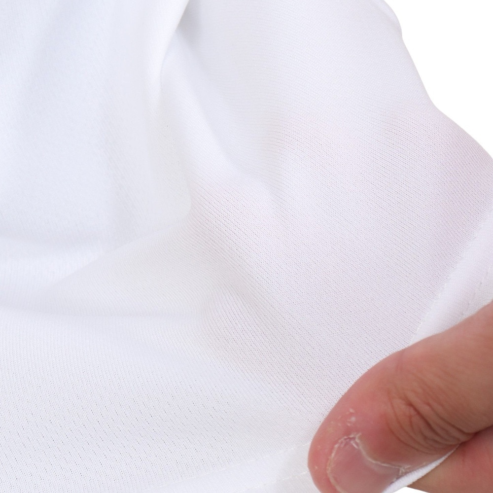 デサント（DESCENTE）（メンズ）半袖Tシャツ メンズ 白 スムースモックネックシャツ DX-C2501XB WH