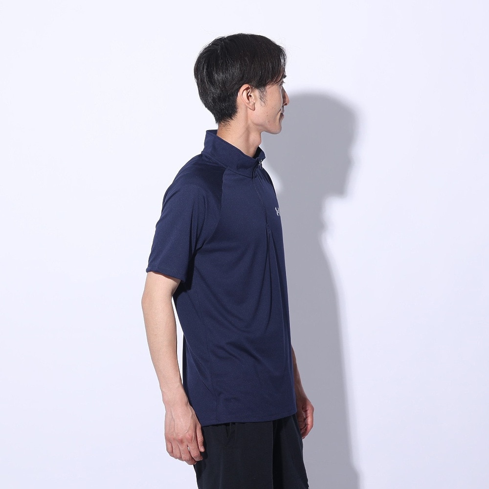 アンダーアーマー（UNDER ARMOUR）（メンズ）テック ショートスリーブ 1/2ジップTシャツ 1385506 410
