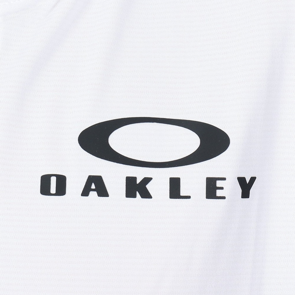 オークリー（OAKLEY）（メンズ）吸汗速乾 半袖Tシャツ Enhance 半袖モック 14.0 FOA406317-100 Hydrolix UPF30+ 紫外線対策 ストレッチ リフレクター