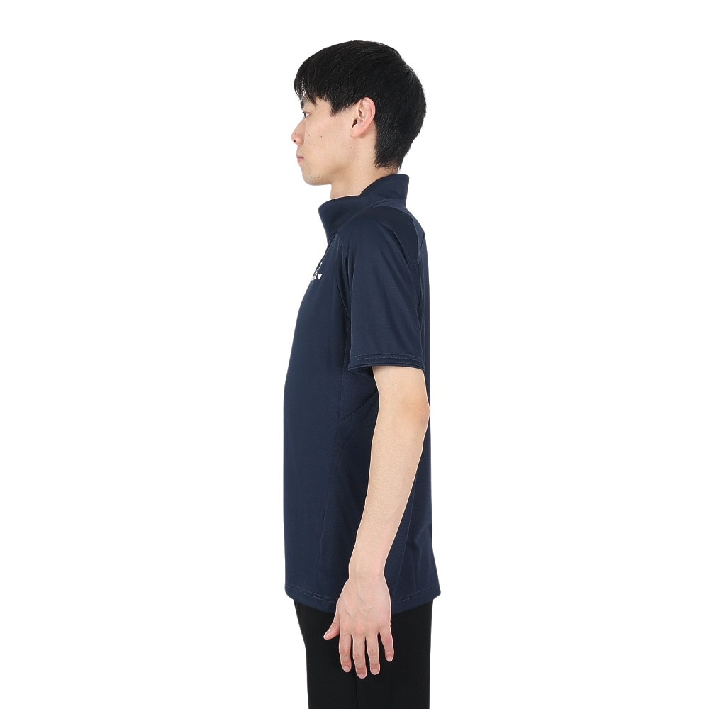 オークリー（OAKLEY）（メンズ）吸汗速乾 半袖Tシャツ Enhance 半袖モック 14.0 FOA406317-6AC Hydrolix UPF30+ 紫外線対策 ストレッチ リフレクター