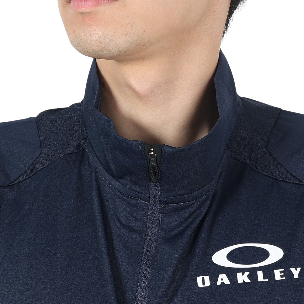 オークリー（OAKLEY）（メンズ）吸汗速乾 半袖Tシャツ Enhance 半袖モック 14.0 FOA406317-6AC Hydrolix UPF30+ 紫外線対策 ストレッチ リフレクター