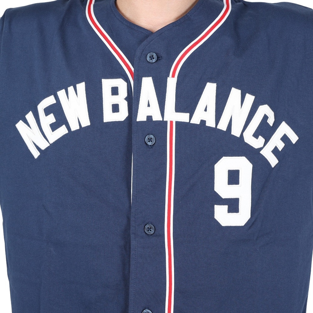 ニューバランス（new balance）（メンズ）スポーツウェア グレーティスト ヒット ベースボールシャツ MT41512NNY