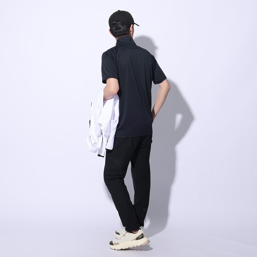 オークリー（OAKLEY）（メンズ）OPERATIVE 半袖ジップ モックネックシャツ FOA406593-02E