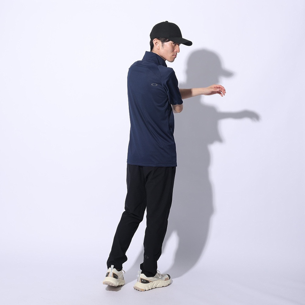 オークリー（OAKLEY）（メンズ）OPERATIVE 半袖ジップ モックネックシャツ FOA406593-6AC