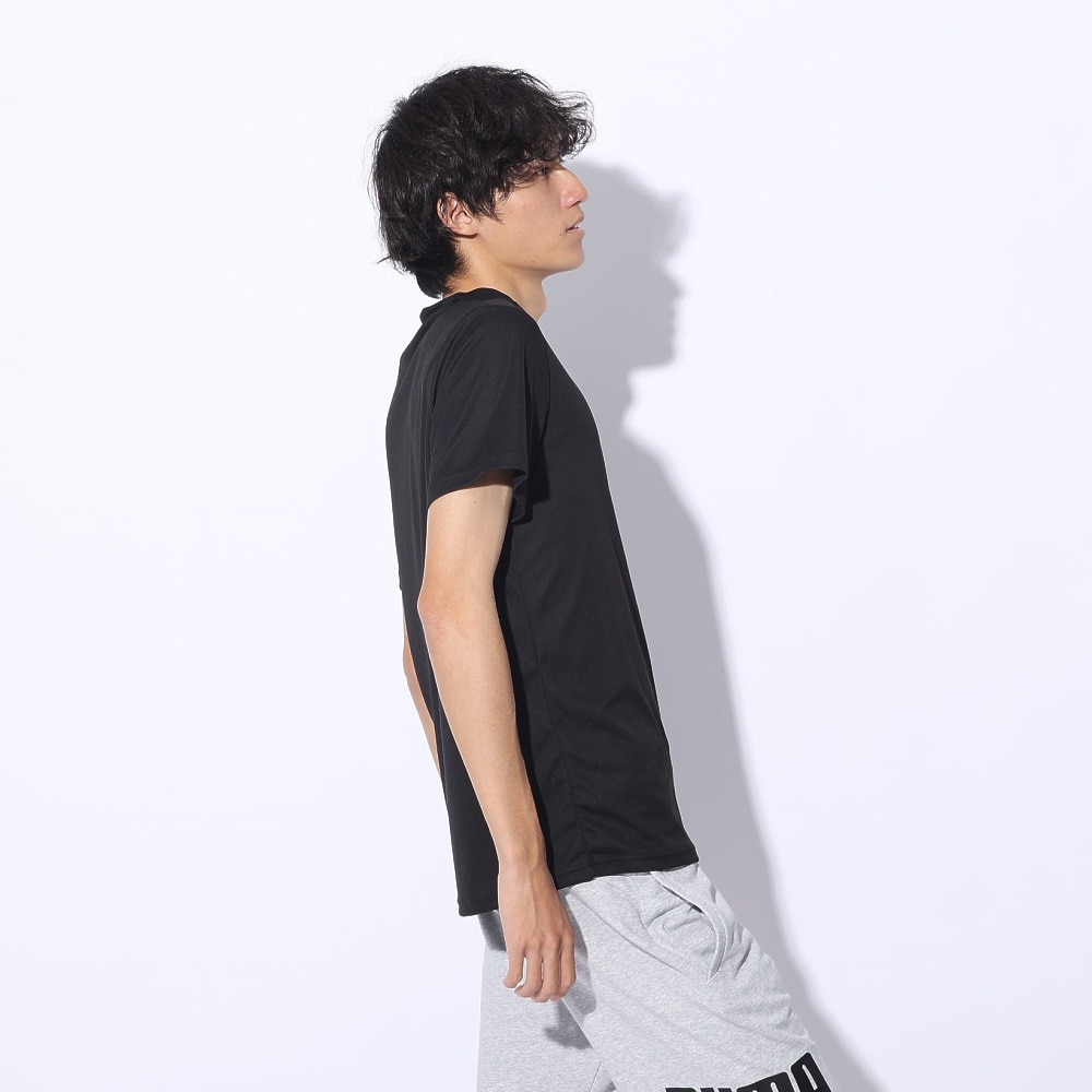プーマ（PUMA）（メンズ）DRY PLUS 半袖モックネックTシャツ 525675 01 BLK