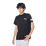 プーマ（PUMA）（メンズ）DRY PLUS 半袖モックネックTシャツ 525675 01 BLK