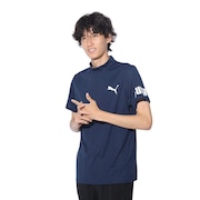 プーマ（PUMA）（メンズ）DRY PLUS 半袖モックネックTシャツ 525675 14 NVY