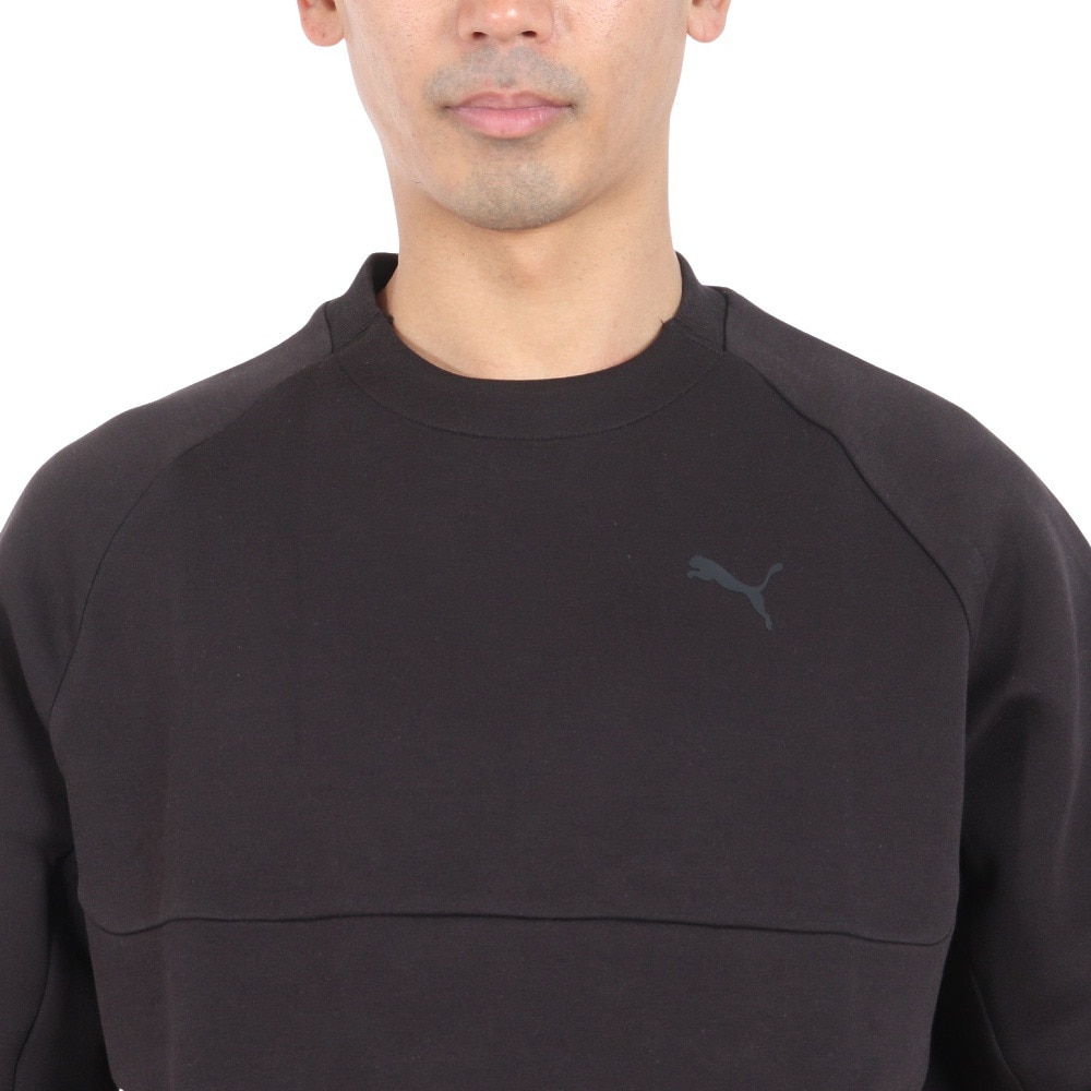 プーマ（PUMA）（メンズ）プーマ テック スウェット Tシャツ 半袖 DK 681840 01 BLK