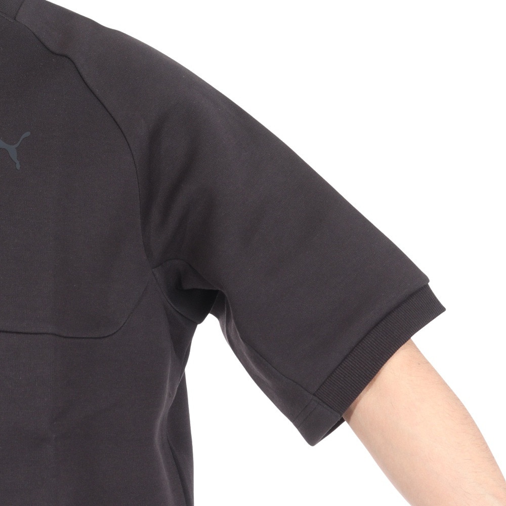 プーマ（PUMA）（メンズ）プーマ テック スウェット Tシャツ 半袖 DK 681840 01 BLK