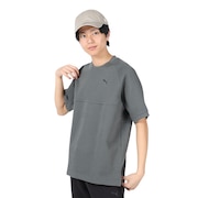 プーマ（PUMA）（メンズ）プーマ テック スウェット Tシャツ 半袖 DK 681840 80 GRY