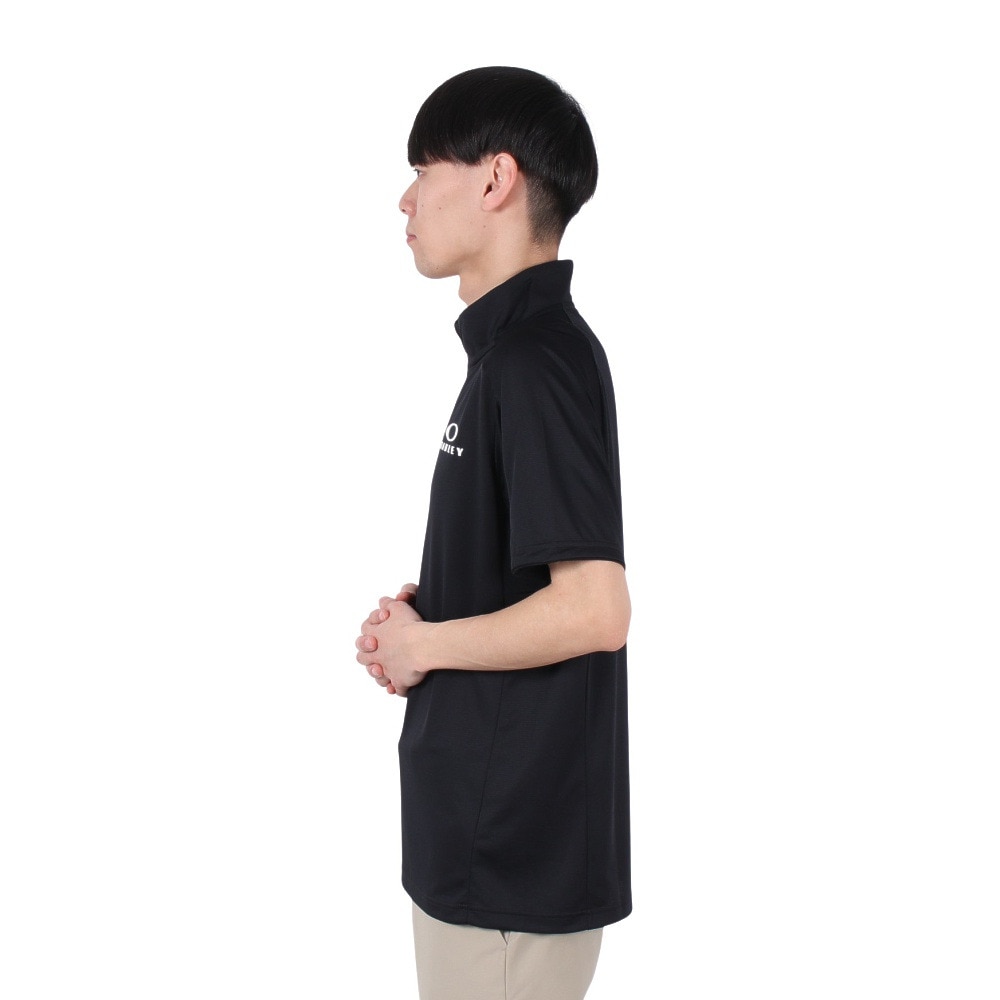 オークリー（OAKLEY）（メンズ）Enhance 半袖 モックネック シャツ 15.0 FOA407648-02E