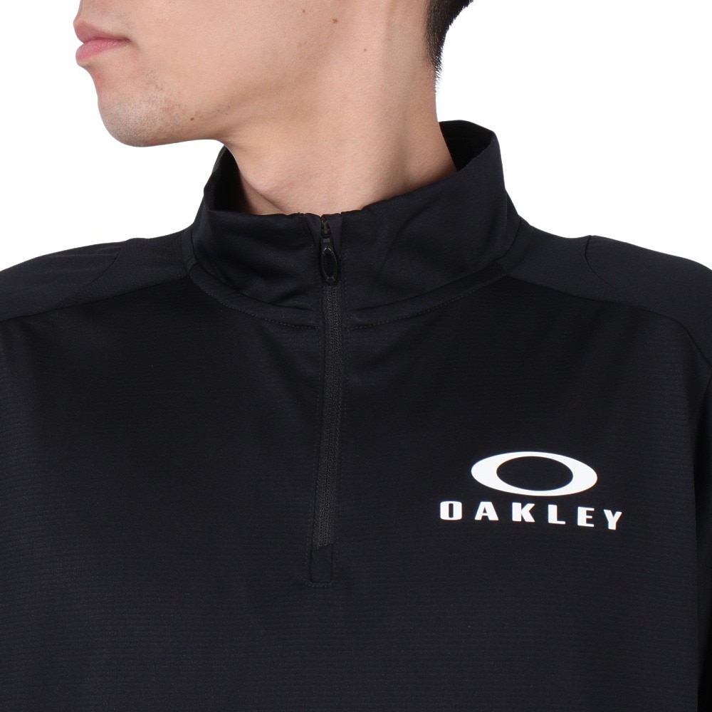 オークリー（OAKLEY）（メンズ）Enhance 半袖 モックネック シャツ 15.0 FOA407648-02E